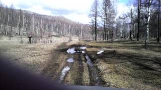 Джиппинг,экстрим драйв бездорожье путешествия(Драйв на внедорожнике.Путешествия по бездорожью Хакасии.УАЗы грязи не боятся., 2016-04-12T05:05:59.000Z)