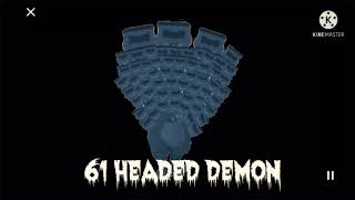 61-70 Headed Demon Barney Scary Sounds Free To Use