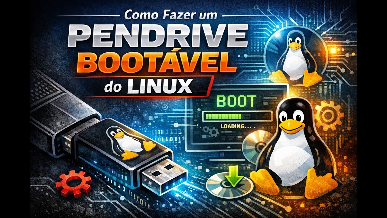 Como fazer um pendrive bootável do Linux
