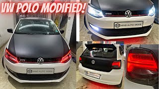 Volkswagen POLO Modified | VW Polo AUDI Headlamp & Taillamp | VW Polo Cosmetic Modification🔥