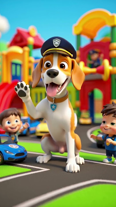 Polisi Jalanan Lucu Bantu Kura-Kura! 🐢🚦 | Kartun Anak #videoshort #djfyptiktok #dogstory
