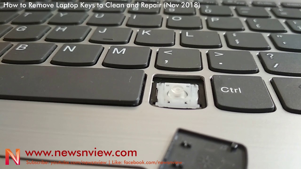 How to Remove Laptop Key to Repair  Lenovo Laptop Keyboard