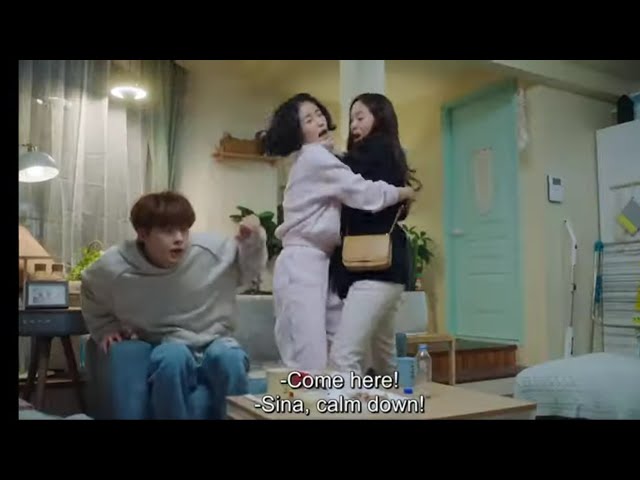 Sanha and Krystal fighting with each other || Crazy Love EP 11 Eng sub class=