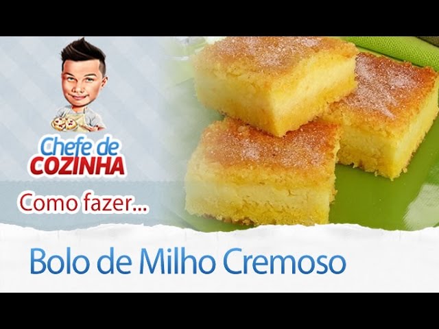 BOLO DE MILHO CREMOSO RÁPIDO E FÁCIL DE FAZER MANUAL DA COZINHA #240