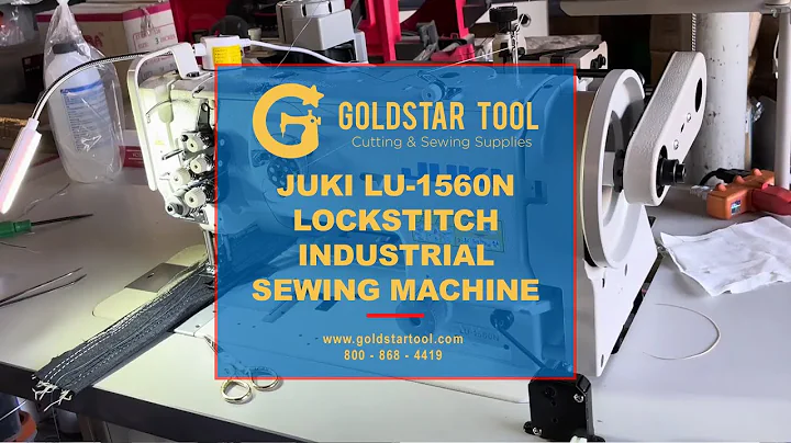 Product Showcase - JUKI LU-1560N Industrial Sewing Machine - Goldstartool.com - 800-868-4419