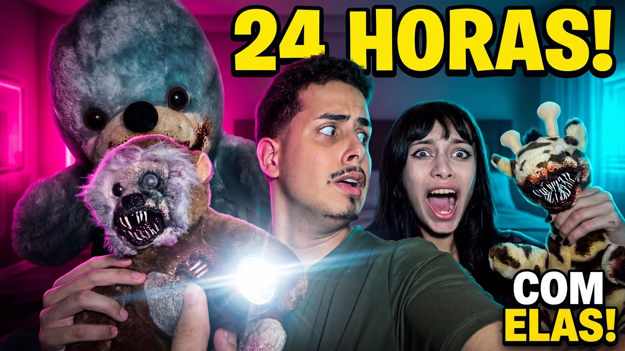 ESSA PELÚCIA SE MEXEU ÀS 3AM e ficamos trancados 24H 😱