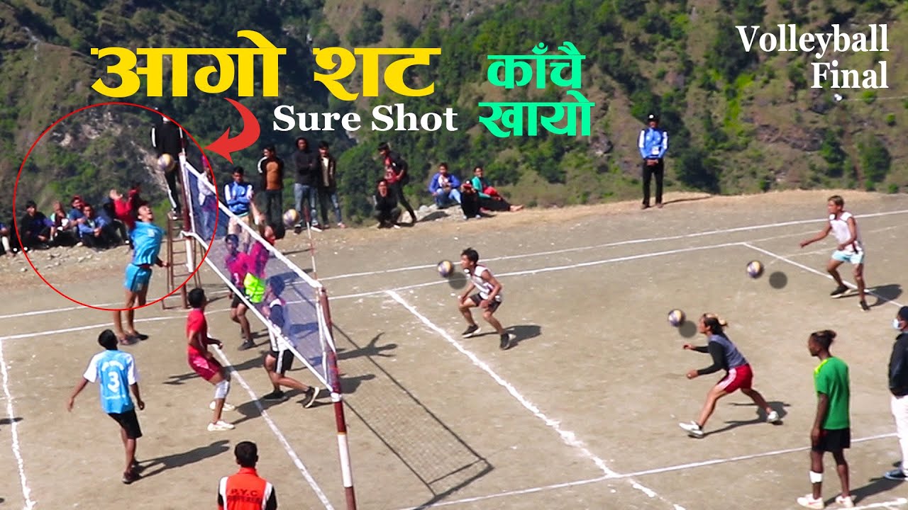 Nepali Volleyball RAKHU VS NISKOT male volleyball sports Arbang Myagdi