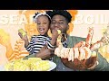 SEAFOOD BOIL DRENCHED IN BLOVES SAUCE MUKBANG | KING CRAB AND TIGER SHRIMP