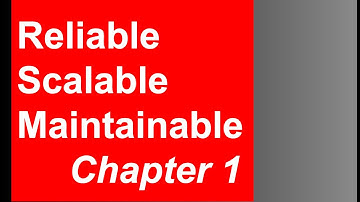 Hoofdstuk 1 - Betrouwbaar, schaalbaar en onderhoudbaar - Boekbespreking van het ontwerpen van dat...