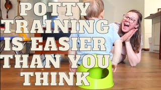 HOW I POTTY TRAINED BEFORE 18 MONTHS | Potty Training Tips & Tricks