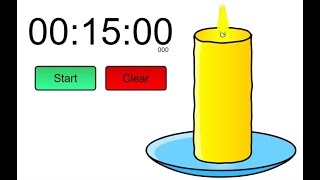 15 minutes candle timer