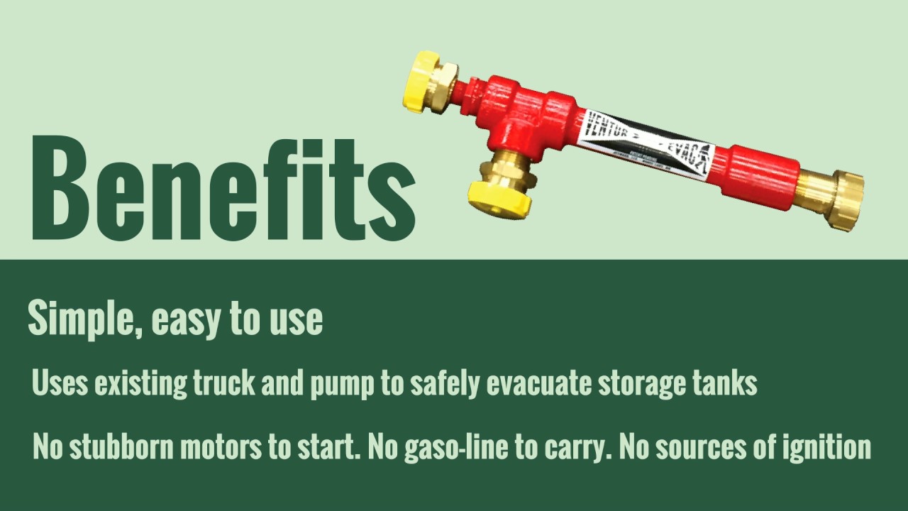 Venture Evac Tank Evacuation Tool YouTube