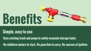 Venture Evac Tank Evacuation Tool