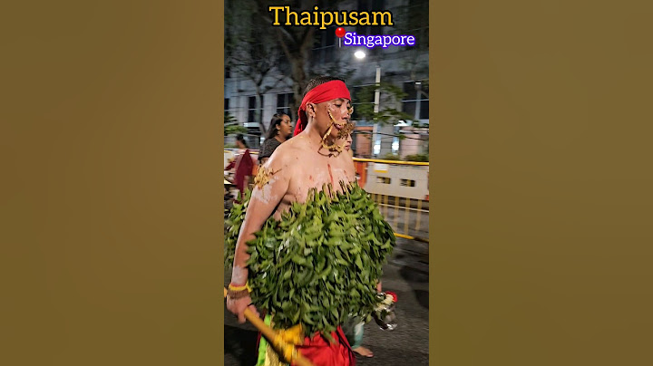 தைப்பூசம் முருகன் கோயில் சிங்கப்பூர் | Thaipusam in Singapore | Sri Thendayudhapani Temple Tank Road