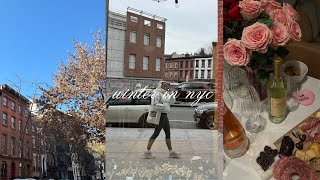 winter in nyc | galentines, reading update &amp; spending time with friends