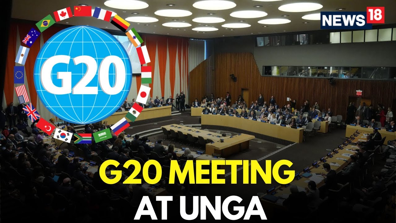 UNGA LIVE | G20 Meeting At UNGA Session | UNGA Meeting Today | UNGA ...