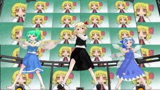 Touhou Mmd - Rumias Rainbow Soda Dance 720P