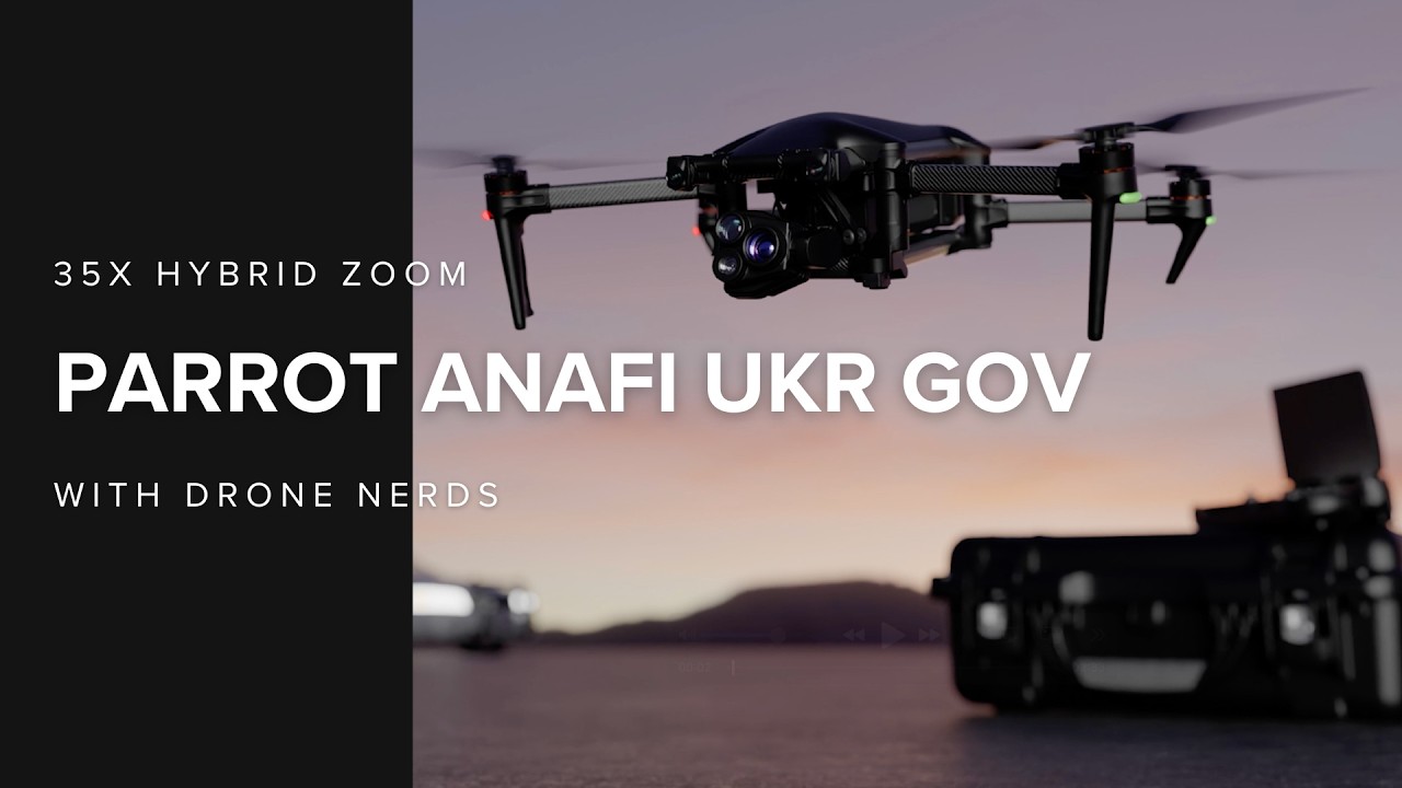 Parrot ANAFI UKR GOV: 70-Minute Flight Time, Secure Comms & Thermal for Public Safety