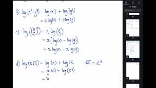 Famous Simplifying Expressions using the laws of Logarithms Wealth