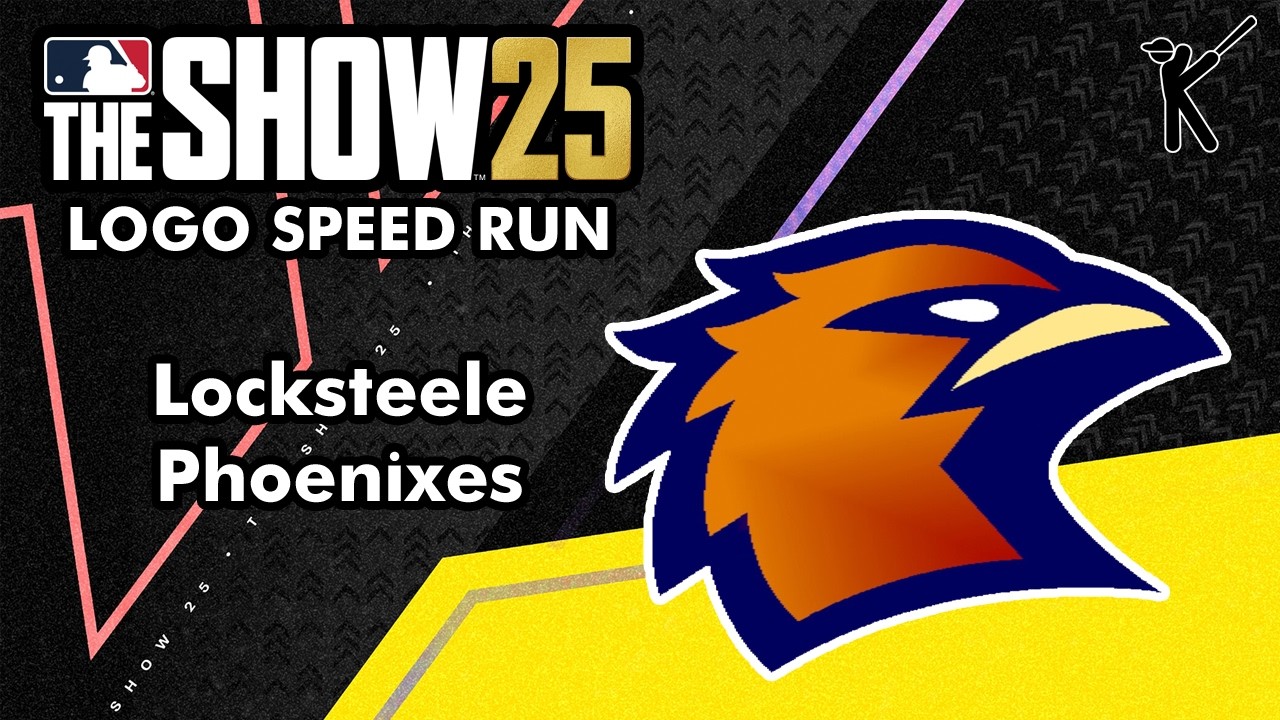 MLB The Show Logo Speed Run - Locksteele Phoenixes - YouTube