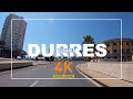 DURRES ALBANIA 🇦🇱 Drive【4K】- (Duke Udhetuar me Makine ne rruget e Durresit)