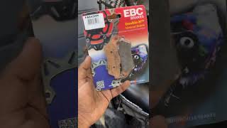 New brake pads installed in Harley Davidson #harley #viral #trending