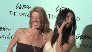 Poppy Montgomery & Roselyn Sanchez At Tiffany & Co Celebrates The Launch Of Frank Gehry's Premiere