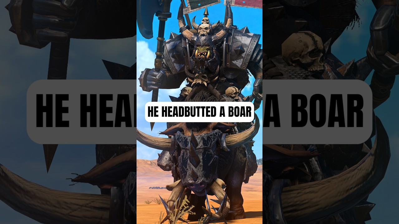 The Orc Who Headbutted A Boar