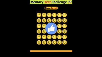 Memory Test || Find The Odd Emoji Out || Emoji Puzzle Quiz || part 3  || #quiztime #shorts