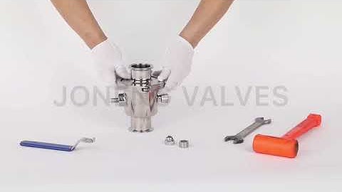 Assembly Sequence Of Stainless Steel Sanitary side-clamped non retention Ball Valve from Joneng