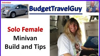 ? Van Life : Solo Female Working and Traveling In A Dodge Grand Caravan : Minivan Build and Tips