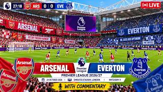 ARSENAL VS EVERTON | PREMIER LEAGUE 26/27 | PES 2021 Full Simulation Gameplay