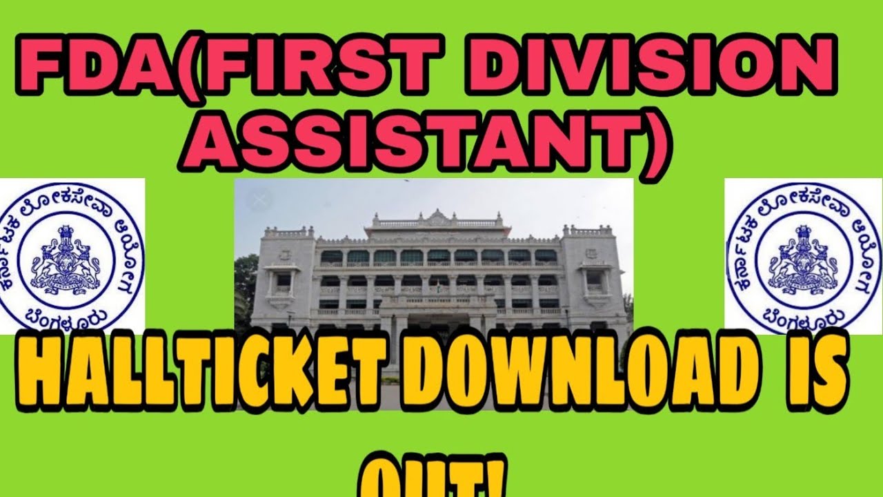 KPSC_|_FDA(FIRST DIVISION ASSISTANT)_|_HOW_TO_DOWNLOAD_HALLTICKET.