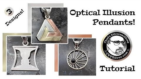 3 Optical Illusion Pendants: A Silversmithing Tutorial
