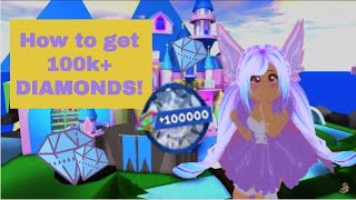 How To Get 100k Diamonds For Free Roblox Royale High Youtube - diemodz_gaming roblox