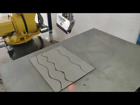 Laser Seam Tracking on a Corrugated Seam - video from KMLSensors