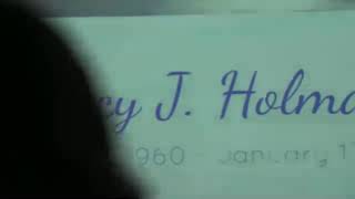 Holman Memorial Service