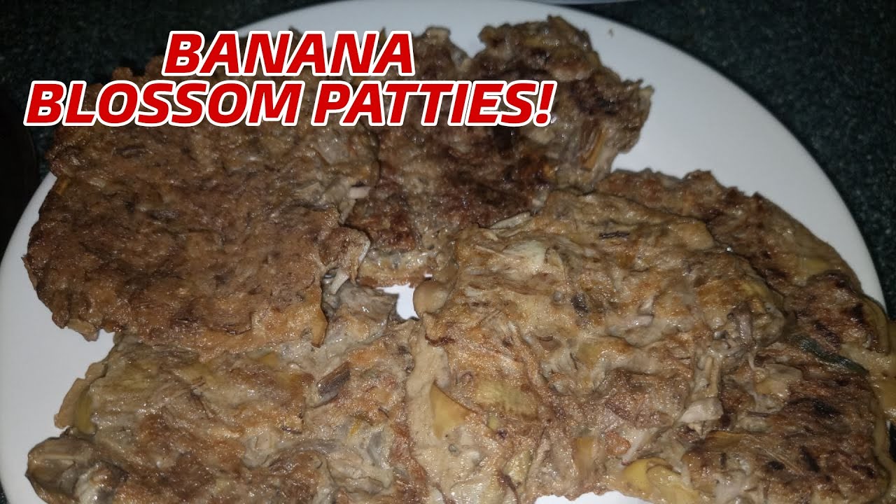 BANANA BLOSSOM PATTIES! Mia Ballesteros YouTube