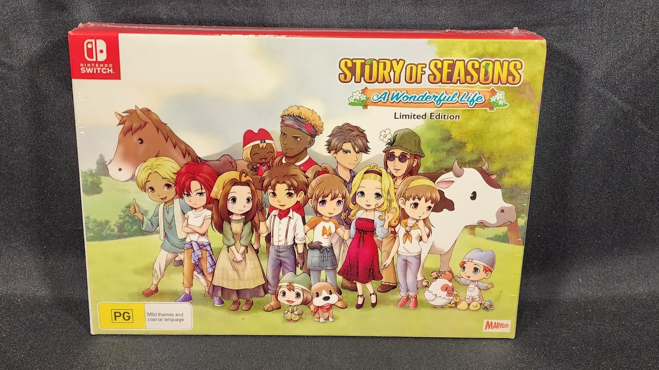 Unboxing: Story of Seasons - A Wonderful Life - Limited Edition for Nintendo  Switch - YouTube