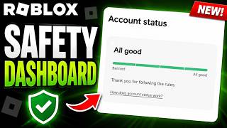 Roblox Safety Dashboard | Roblox Added a New Account Status System - Roblox