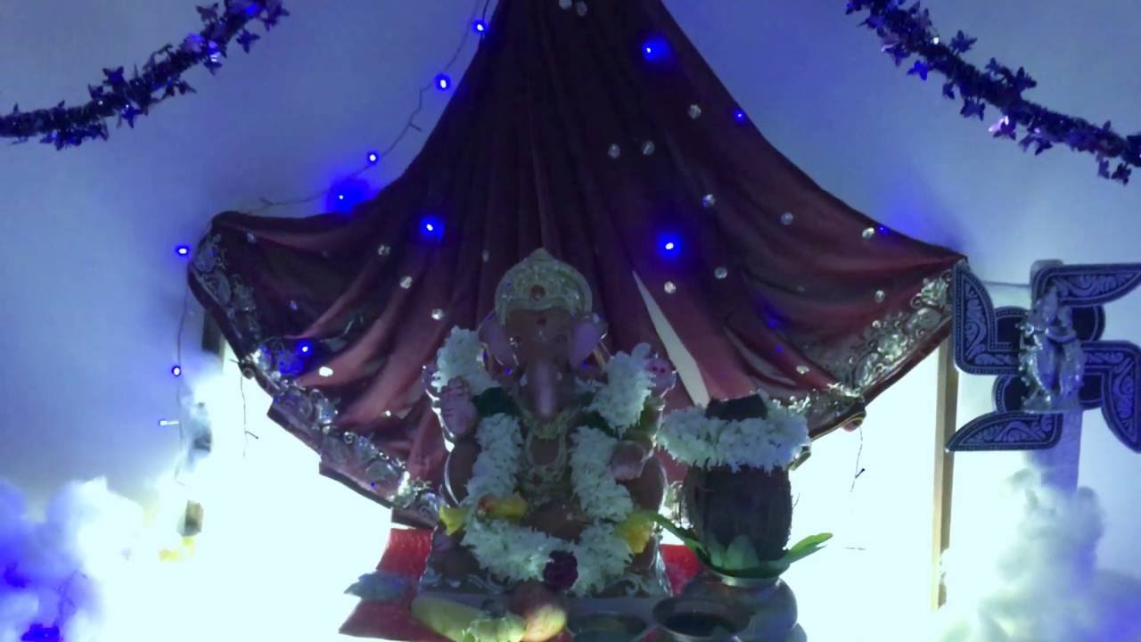 Best Ganpati Home Decoration Ideas For In This Video We Show You How To Make Ganpati Decoration Ideas 2019 With The Theme Or Concept Of Himalaya Mountain Which Can Dyi At Home Eco