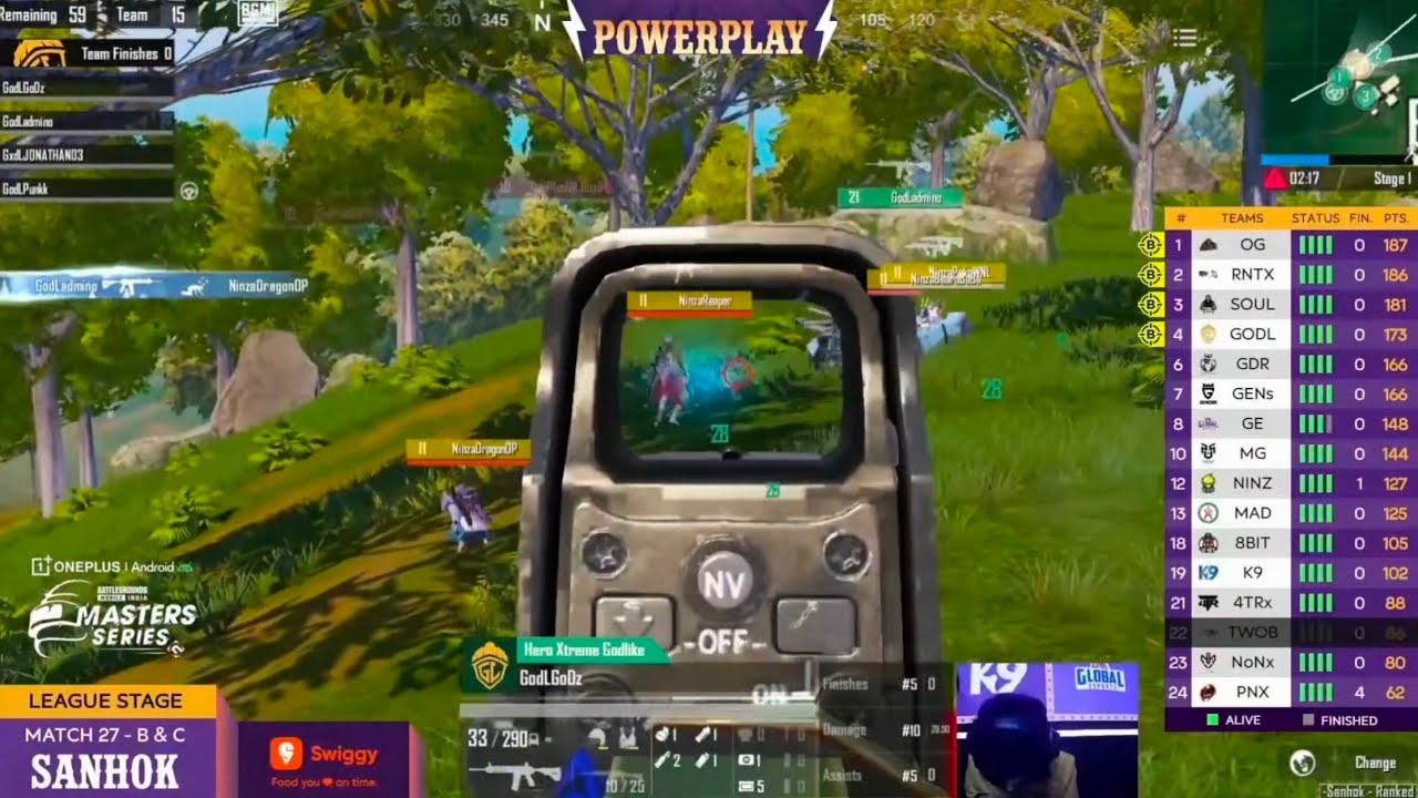 Fastest squad wipe in Bgmi eSports 💀 