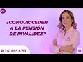 ¿COMO ACCEDER A LA PENSIÓN DE INVALIDEZ? - Estufuturo Abogados