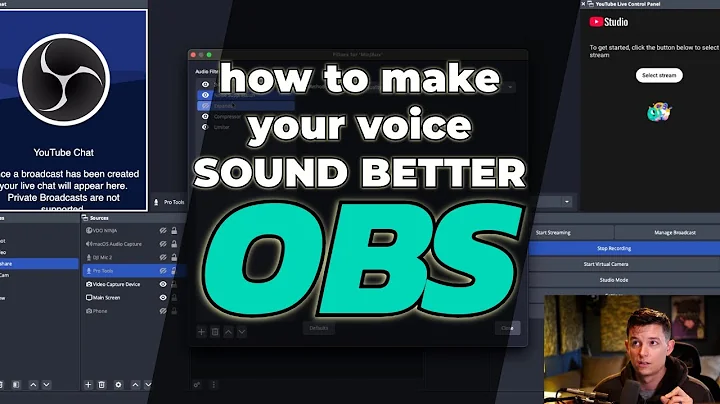 How to Make Your Voice Sound Better in OBS - Shure SM7b