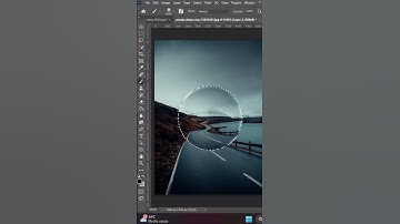 Create a 3d sphere effect #shorts #photoshop_tutorial