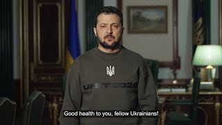 Обращение Владимира Зеленского по итогам 390-го дня войны (2023) Новости Украины