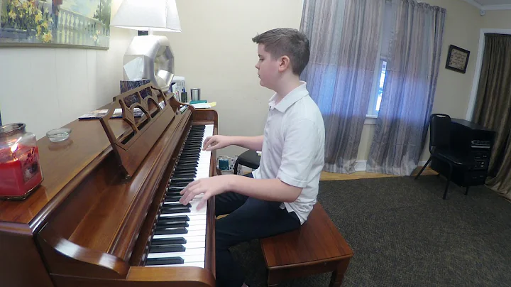 Bryson Plays Carol Of The Bells At Stokes Music St...