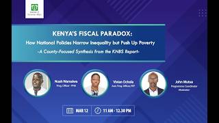 Kenyas Fiscal Paradox Ep2 Narrowing Inequality Rising Povertycounty Insights From Knbs