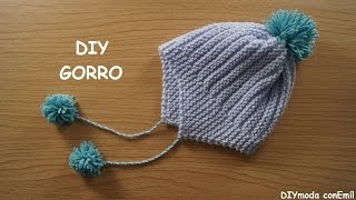 How to knit a baby hat - YouTube