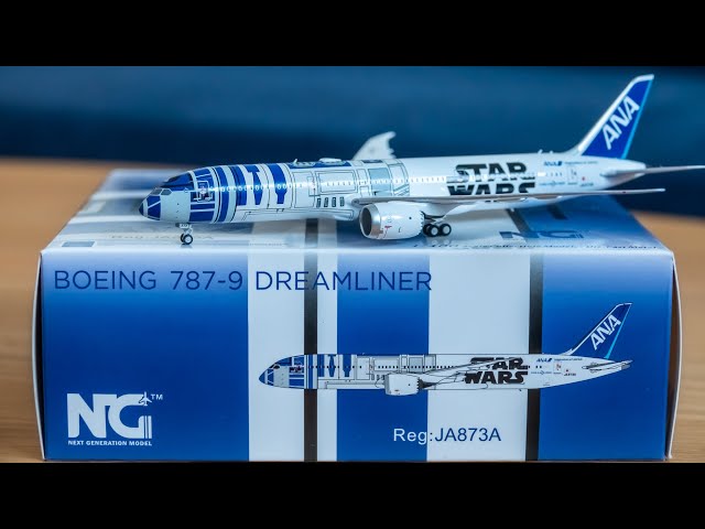 ANA 787-9 JA873A Star Wars livery by NG models 1/400 Review